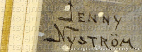 Signature by: NYSTRÖM, Jenny