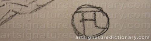 Signature by: TOULOUSE-LAUTREC, Henri De