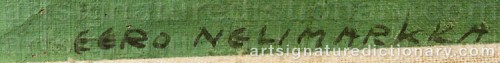 Signature by: NELIMARKKA, Eero