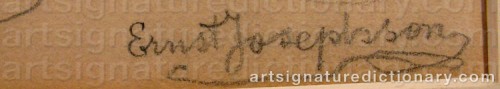 Signature by: JOSEPHSON, Ernst