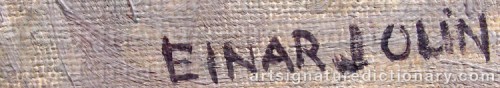 Signature by: JOLIN, Einar
