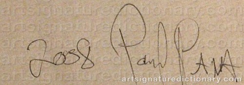 Signature by: PAVA, Poul