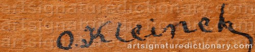 Signature by: KLEINEH, Oscar