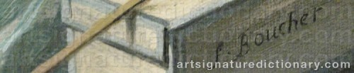 Signature by: BOUCHER, Fran�ois