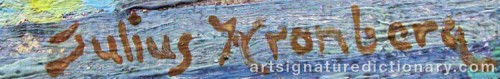 Signature by: KRONBERG, Julius