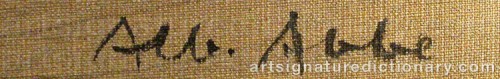 Signature by: ABBE, Albert