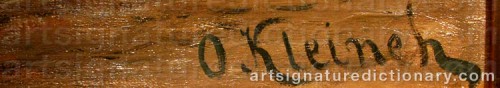 Signature by: KLEINEH, Oscar