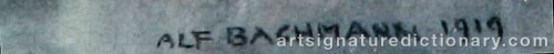 Signature by: BACHMANN, Alf