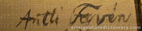 Signature by: FAV�N, Antti