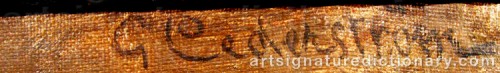 Signature by: CEDERSTRÖM, Gustaf