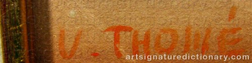 Signature by: THOM�, Verner