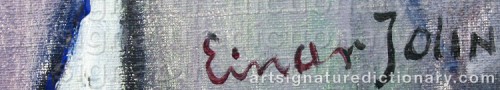 Signature by: JOLIN, Einar
