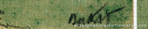 Signature by: BAKST, L�on