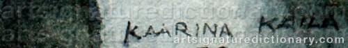 Signature by: KAILA, Kaarina