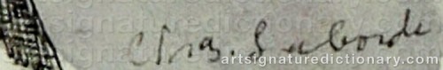Signature by: LABORDE, Charles