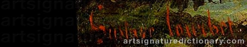 Signature by: COURBET, Gustave