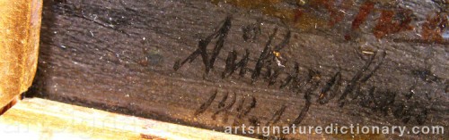 Signature by: AIVAZOVSKY, Ivan Konstantinovich