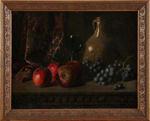 Stilleben Med Frukter by Edward HOLLIDAY - auction artwork with signature