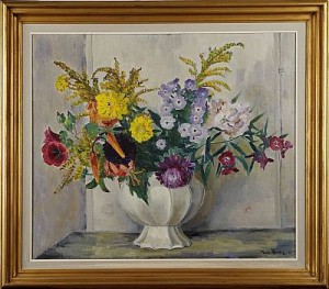 Blomsterstilleben by Ture ANDER