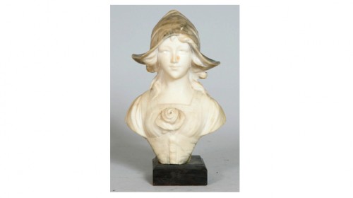 Kvinnobyst by Adolfo CIPRIANI - auction artwork with signature