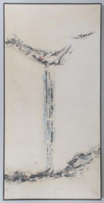 Composition In Black And White by Don FINK - auction artwork with signature