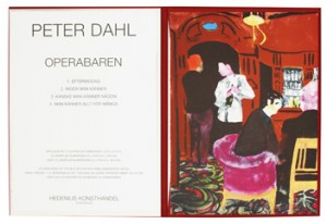 Operabaren. Mapp Innehållande 4 Färglitografier by Peter DAHL