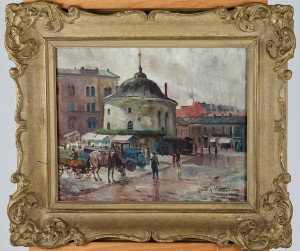 Septemberdag På Torget I Vyborg by Kauko K. VARTIOVAARA - auction artwork with signature