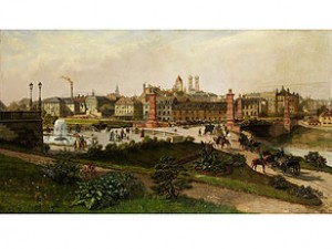 Blick über München by Otto Von RUPPERT - auction artwork with signature