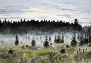 Kvällsdimma by Nils FORSHED - auction artwork with signature