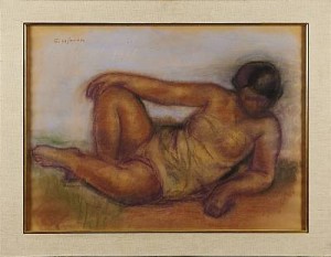 Liggande Modell by Svante HJORTH - auction artwork with signature