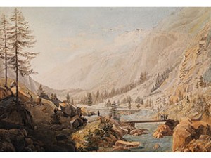 Hochgebirgslandschaft by Johann Heinrich SCHILBACH - auction artwork with signature