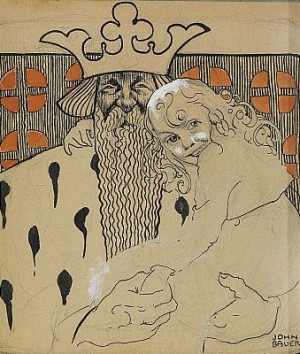 Linda Gull Och Den Gamle by John BAUER