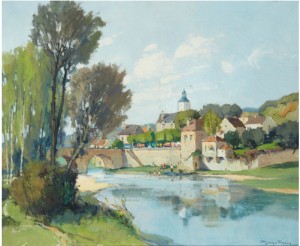 La Bugne Au Confluent De La Vézère by Georges ROBIN