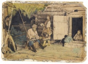 A Peasant. Summer by Vasily Ivanovich NAVOZOV - auction artwork with signature