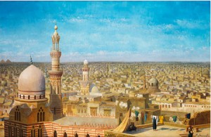Blick über Die Ar Rifai Moschee In Kairo by Richard Karlovich ZOMMER