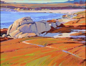 Seaside, Northern California by William Cather HOOK - auction artwork with signature