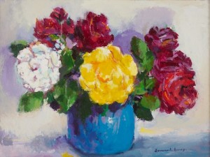 The Blue Vase by Armando ARROYO - auction artwork with signature