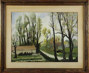 Landskap Med Väg by Émile René MENARD - auction artwork with signature