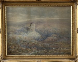 Lanskap Med Ruin by Charles Stuart MILLARD - auction artwork with signature