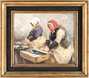 Motiv Av Fiskmånglerskor by Sören Christian BJULF