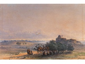 Orientalische Szene by Charles Willem Meredith Van De VELDE