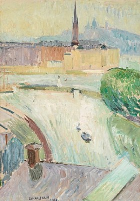 Vy över Riddarholmen by Einar JOLIN
