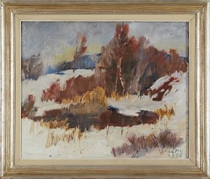 Vinterlandskap by Hugo LEPIK