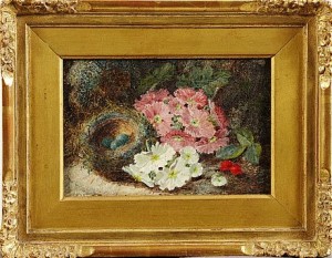 Blomsterstilleben Med ägg by Oliver CLARE