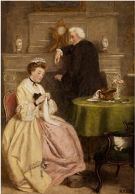 Stern And The French Innkeepers Daughter by William Powell FRITH