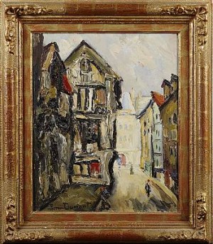 Bygata by Pierre DUMONT - auction artwork with signature