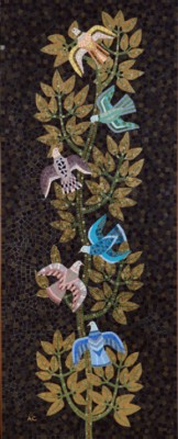 Bird And Tree Motif by Millard SHEETS