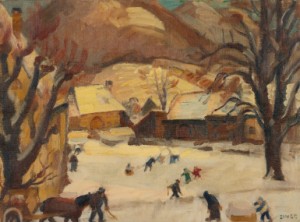 Paysage En Hiver by Jules Émile ZINGG