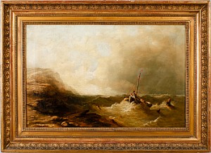 Landskap Med Båt by Andrew HUNT - auction artwork with signature