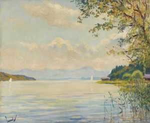 Starnberger See - Fernsicht by Edward Alfred CUCUEL